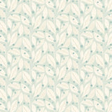 OHPOPSI Laid Bare Wallpaper Berry Dot Colourway Duckegg Full Wall Image