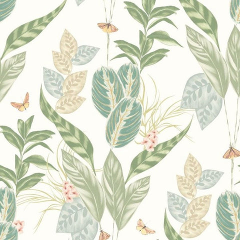 OHPOPSI Laid Bare Wallpaper Spirit Colourway Hunter Tile Image