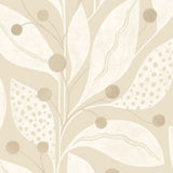 OHPOPSI Laid Bare Wallpaper Berry Dot Colourway Flax Tile Image