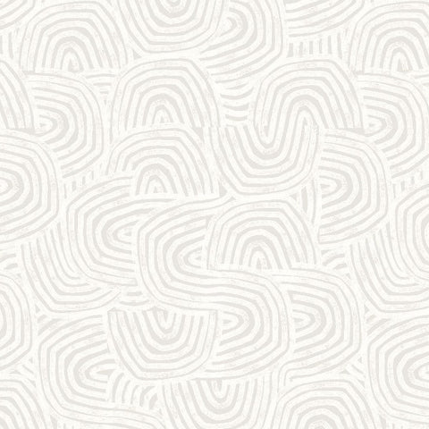 OHPOPSI Wallpaper Venation Mini Colourway Dove Close Up Image