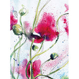 Wall Mural | Poppies Watercolour