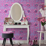 Alice Tea Rose Olenka Design Wallpaper Dressing Room Image