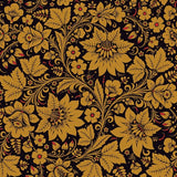 Milana Black and Gold Wallpaper Close Up