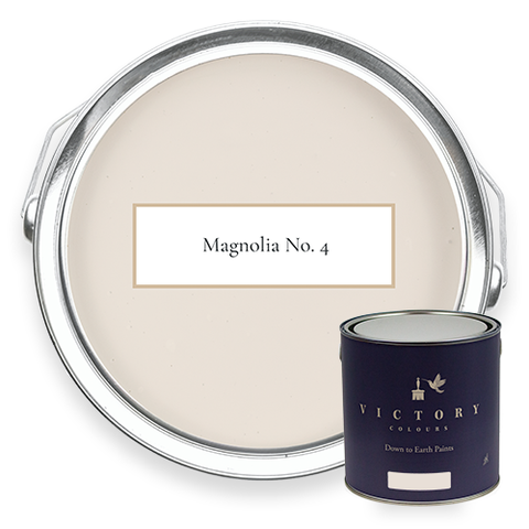 Victory Colours Magnolia No. 4 eco paint with tin