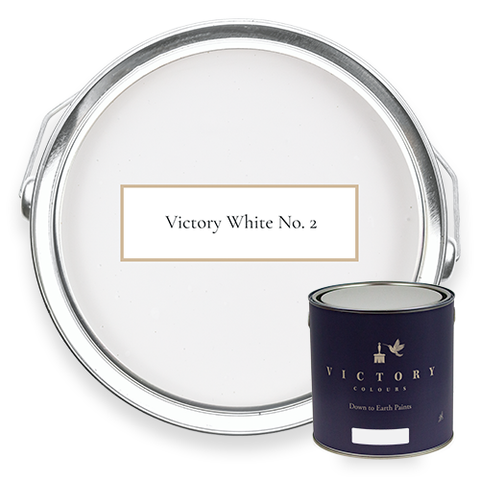 Victory Colours Victory White No. 2 eco paint with tin