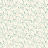 OHPOPSI Laid Bare Wallpaper Berry Dot Colourway Duckegg Full Wall Image