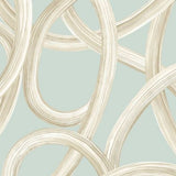 OHPOPSI Laid Bare Wallpaper Twisted Geo Colourway Opal Tile Image