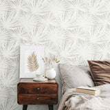 OHPOPSI Laid Bare Wallpaper Palm Silhouette Colourway Cloud Lifestyle Image