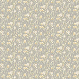 OHPOPSI Laid Bare Wallpaper Pomegranate Trail Colourway Seal Full Wall Image