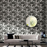 OHPOPSI Laid Bare Wallpaper Jungle Cheetah Colourway Raven Lifestyle Image