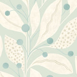 OHPOPSI Laid Bare Wallpaper Berry Dot Colourway Duckegg Tile Image