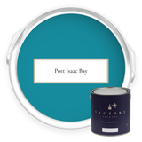 Port Isaac Bay paint tin duo