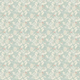 OHPOPSI Laid Bare Wallpaper Hummingbird Colourway Rich Duckegg Full Wall Image