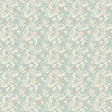 OHPOPSI Laid Bare Wallpaper Hummingbird Colourway Rich Duckegg Full Wall Image