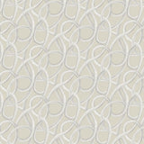 OHPOPSI Laid Bare Wallpaper Twisted Geo Colourway Stone Full Wall Image