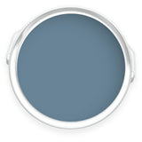 Tin of Agapanthus blue eco paint