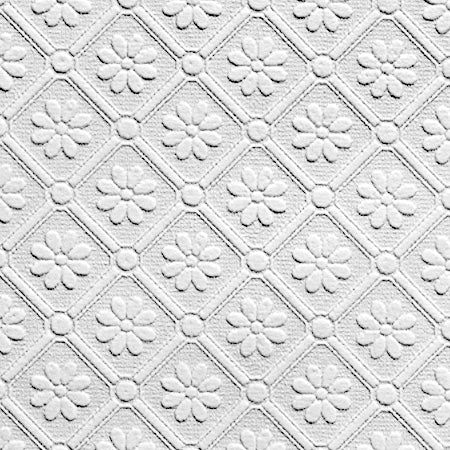 Flat swatch of Anaglypta Amber RD838 paintable textured vinyl wallpaper, showing the diamond lattice repeat - Tile Image
