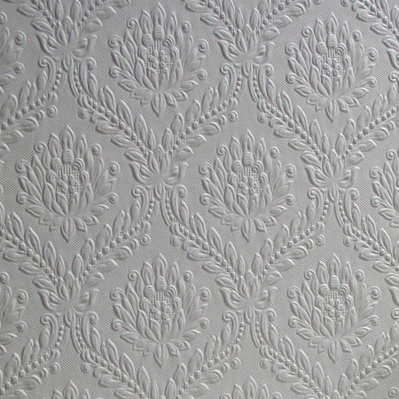 Flat swatch of Anaglypta Original Dryden RD335 paintable textured wallpaper, showing the fine allover repeat - Tile Image