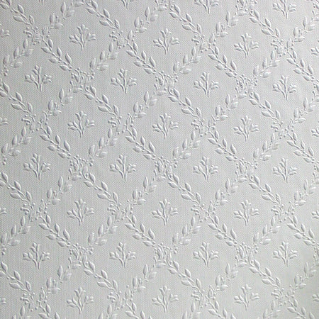 Flat swatch of Anaglypta Original Hamnett RD393 paintable textured wallpaper, showing the fine allover repeat - Tile Image