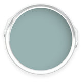 Tin of Aquarium deep duck egg blue eco paint