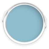 Tin of Blue Steele mid blue eco paint