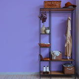 Room painted in Bluebell Wood deep lilac eco paint