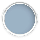 Tin of Boscastle Blue pale blue eco paint