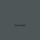 Cannonball dark grey eco paint colour tile