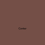 Conker warm brown eco paint colour tile