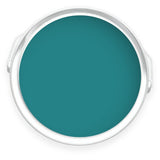 Tin of Dabbling Duck teal eco paint