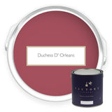 Two tins of Duchesse D'Orleans pink eco paint from Victory Colours