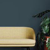 Room painted in Ferns deep green eco paint