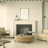 Room painted in Flower Power warm cream white eco paint