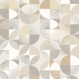 OHPOPSI Laid Bare Wallpaper Orb Colourway Fossil Tile Image