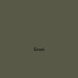 Groni dark green eco paint colour tile