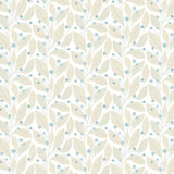 OHPOPSI Laid Bare Wallpaper Berry Dot Colourway Surf Full Wall Image