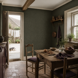 Paintable textured wallpaper in a kitchen, Hive RD5671, painted in Green Shop