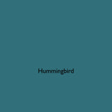 Hummingbird teal eco paint colour tile