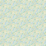OHPOPSI Wallpaper Flora Colourway Teal Full Wall Image