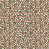 OHPOPSI Wallpaper Flora Ditsy Colourway Fuchsia & Jet Full Wall Image