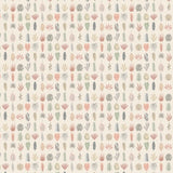 OHPOPSI Wallpaper Leaf Boogie Colourway Linen Full Wall Image