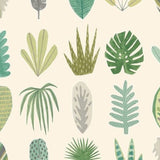 OHPOPSI Wallpaper Leaf Boogie Colourway Forest Tile Image