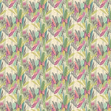 OHPOPSI Wallpaper Glasshouse Colourway Heather & Olive Full Wall Image