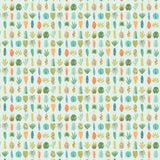 OHPOPSI Wallpaper Leaf Boogie Colourway Duckegg Twist Full Wall Image