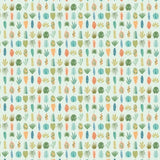 OHPOPSI Wallpaper Leaf Boogie Colourway Duckegg Twist Full Wall Image