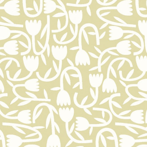 OHPOPSI Wallpaper Tiny Tulip Colourway Apple Close Up Image