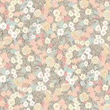 OHPOPSI Wallpaper Flora Ditsy Colourway Peach & Dove Tile Image