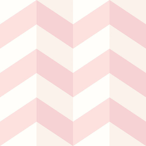 So Stripey Illusion Chevron Ballet Slipper wallpaper by Ohpopsi, a pink striped design