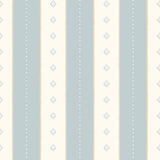 Purity Decorative Stripe Wedgewood wallpaper by Hoopla Walls, a blue striped design