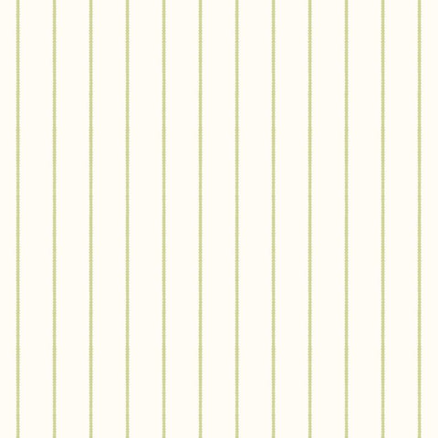 Purity Scallop Stripe Apple wallpaper by Hoopla Walls, a green striped design